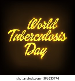 Vector illustration of a Banner for World Tuberculosis Day.