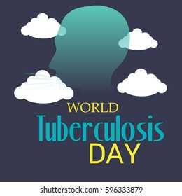 Vector illustration of a Banner for World Tuberculosis Day.