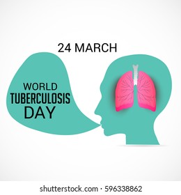 Vector illustration of a Banner for World Tuberculosis Day.
