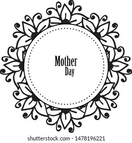 Vector illustration banner your are great with various crowd colorful flower frames