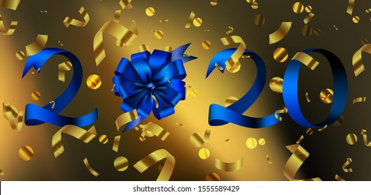 vector illustration of banti 2020 with candy