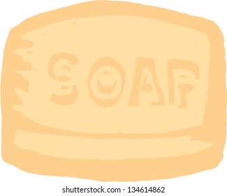 Vector illustration of Bar of Soap