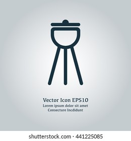 Vector illustration of barbecue icon