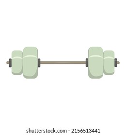 vector illustration of a barbell for sports