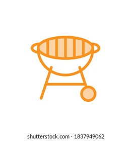 Vector illustration, barbeque cooking icon design template
