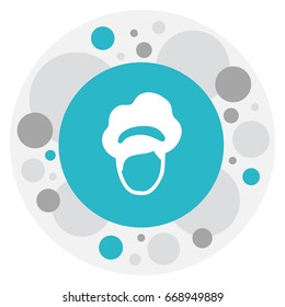 Vector Illustration Of Barber Symbol On Beauty Icon. Premium Quality Isolated Hairdo Element In Trendy Flat Style.