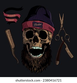 Vector illustration of Barbershop EPS10 version
