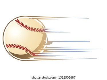 vector illustration of baseball.