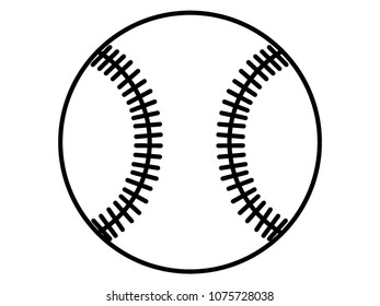 Vector illustration of a Baseball Ball
