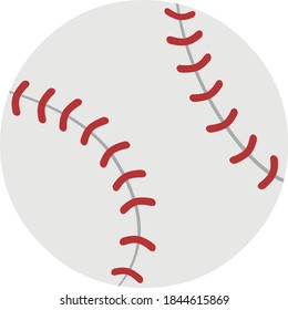 Vector illustration of baseball ball