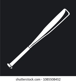 Vector illustration baseball bats icon