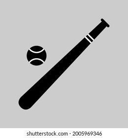vector illustration baseball black and white icons on gray background
