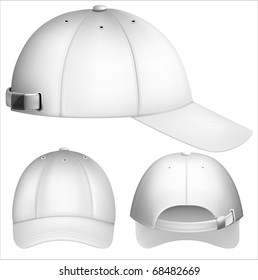 Vector illustration of baseball cap.