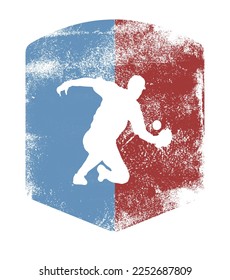 Vektorgrafik eines Baseballfängers, der den Ball fängt