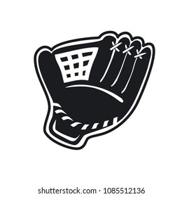 Vector illustration baseball glove icon
