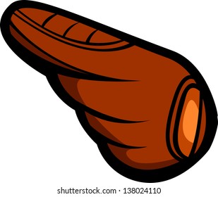 Vector illustration of baseball gloves