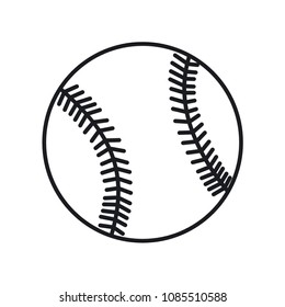 Vector illustration baseball icon