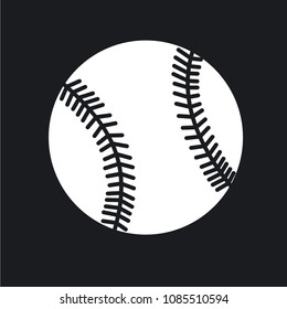 Vector illustration baseball icon