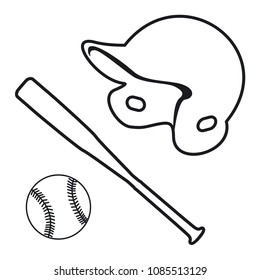 Vector illustration baseball icon