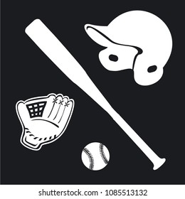 Vector illustration baseball icon