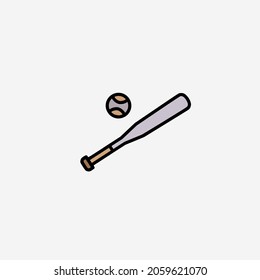 Vector illustration of baseball icon