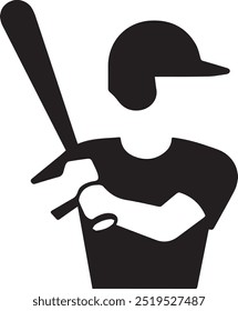 Vector illustration of a baseball player