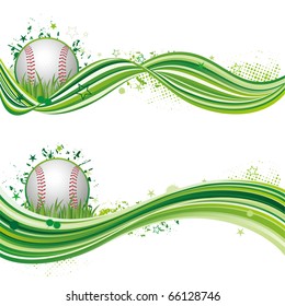 vector illustration of baseball sport
