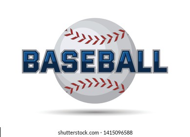 Vector illustration - baseball,with baseball image