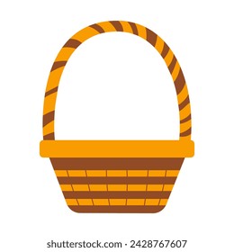 Vector illustration with basket for Easter svg