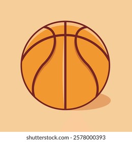 Vector illustration of basketball design