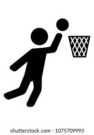 Vector illustration of a Basketball Player