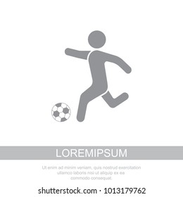 Vector illustration. Basketball player icon
