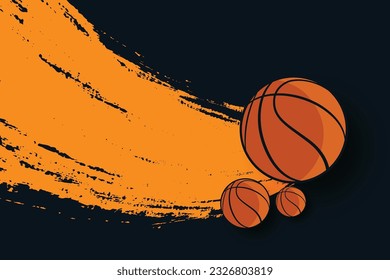 A vector illustration of a basketball tournament concept. EPS 10. File contains transparencies.
