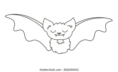 
Vector illustration. Bat. Flying bats halloween background. Bats bat cartoon vector illustration. European night of bats. Doodle style. Flying bats.
