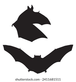 Ilustración vectorial de Bat Silhouette