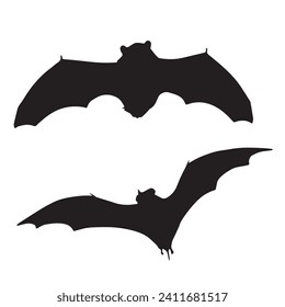 Ilustración vectorial de Bat Silhouette
