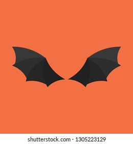 Vector illustration of bat wings