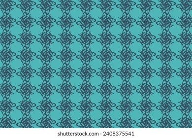 Vector illustration of batik motif pattern for wallpaper and background.