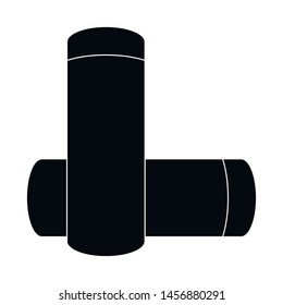 Vector illustration of battery and alkaline sign. Collection of battery and capacity stock symbol for web.