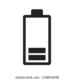 Vektorgrafik des Fortschrittsbildes bei der Batterieaufladung