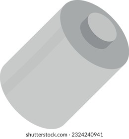Vector illustration of a battery. Electronic component.