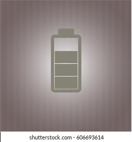 Vector Illustration of Battery vector icon
