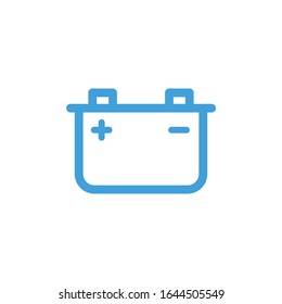 Icono de batería, ilustración vectorial. Plantilla de diseño de línea