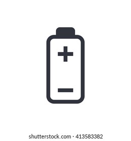 Vector illustration of battery icon. Premium quality web icon