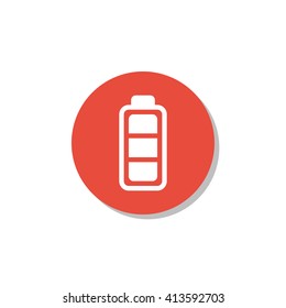 Vector illustration of battery icon. Premium quality web icon