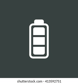 Vector illustration of battery icon. Premium quality web icon
