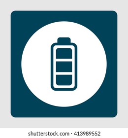 Vector illustration of battery  icon. Premium quality web icon
