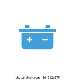 Ilustración vectorial, plantilla de icono de batería.  