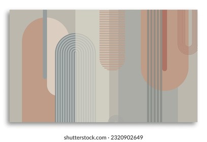 Vector illustration. Bauhaus. Mid-century modern graphics. Minimalist set. Abstract figures. Design elements for social networks, blog posts, banners, cards. Poster
Векторная иллюстрация. Баухауз.