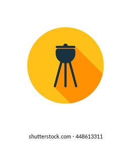 Vector illustration of bbq icon